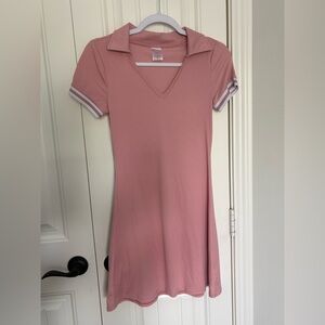 No Boundaries Ribbed Tennis Style Dress